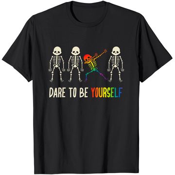 Discover Dare To Be Yourself Shirt | Cute LGBT Pride T-shirt Gift