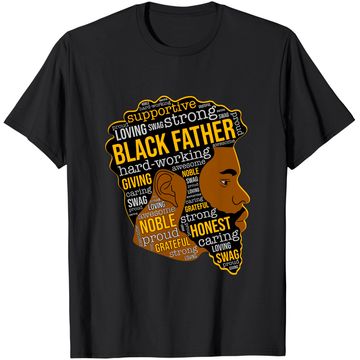 Discover Black Father King Afro African Man T Shirt