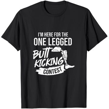 Discover Leg Prosthetic Gift Leg Amputation Amputee T-Shirt