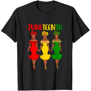 Discover Juneteenth Melanin Black Women T-Shirt