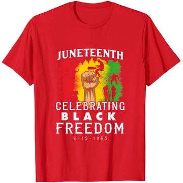 Discover Juneteenth Men's T Shirt Celebrate Black Freedom
