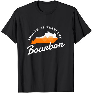 Discover Funny Bourbon Drinker Smooth As Kentucky Bourbon Whiskey T-Shirt