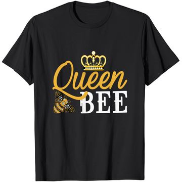 Discover Womens Queen Bee Crown T-Shirt Cute Gift for Woman Beekeeper T-Shirt