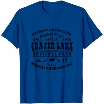 Discover Crater Lake National Park Oregon Hiking Camping Wildlife T-Shirt