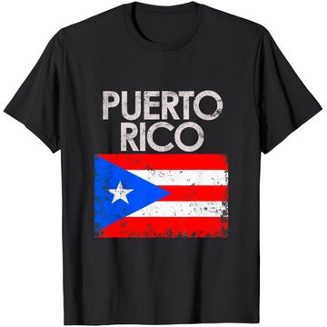 Discover Vintage Puerto Rico Rican Flag T Shirt