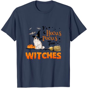 Discover Hocus Pocus Time Wiches Cat Classic T-Shirt