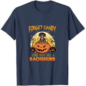 Discover Candy Pumpkin Dachshund Dog T-Shirt