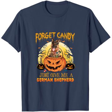 Discover Candy Pumpkin German Shepherd T-Shirt