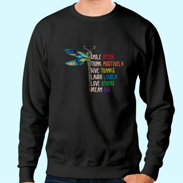 Discover Motivation Inspiration Cute Dragonfly Sweatshirt