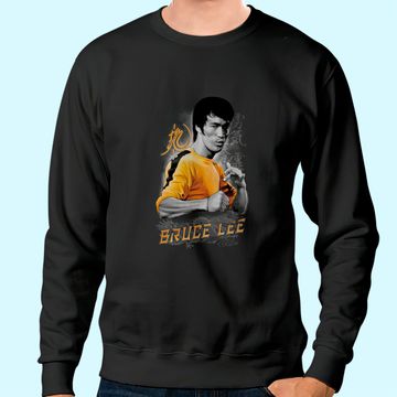 Discover Bruce Lee Quote Yellow Dragon Sweatshirt