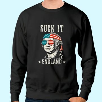 Discover Suck It England George Washington Sweatshirt