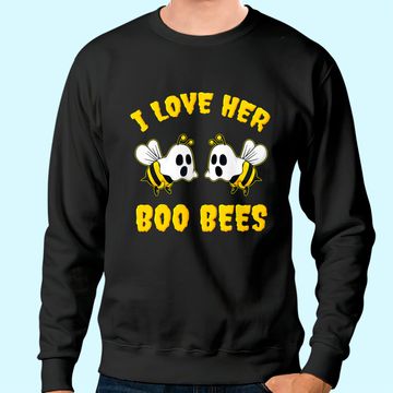 Discover I Love Her Boo Bees Sweatshirt