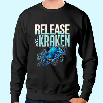 Discover Release the Kraken Great Octopus Monster Sweatshirt