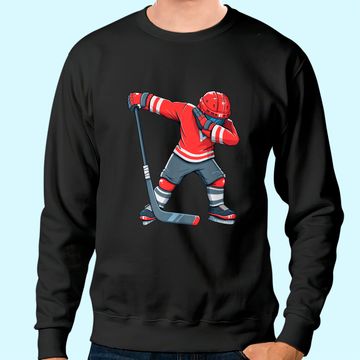 Discover Kid Ice Hockey Dab Apparel, Dabbing Player Youth Sweatshirt
