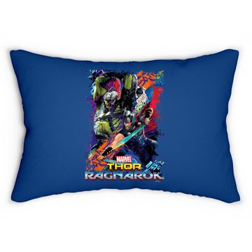 Discover Marvel Thor Ragnarok Hulk Neon Pop Lumbar Pillow