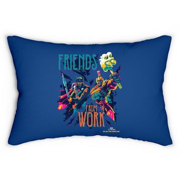Discover Marvel Thor Ragnarok Working Friends Neon Blast Lumbar Pillow