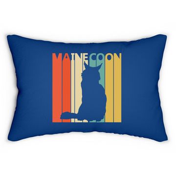 Discover Vintage Maine Coon Cat Lumbar Pillow