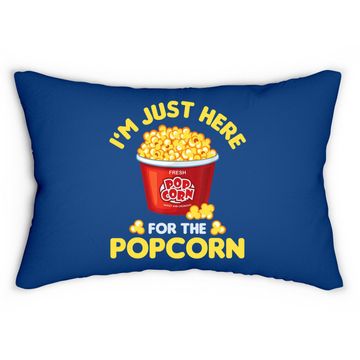 Discover Popcorn Vintage Funny Lumbar Pillow