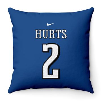 Discover Jalen Hurts Throw Pillow
