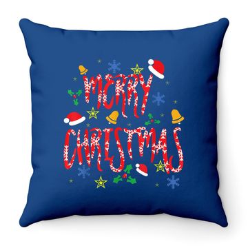 Discover Merry Christmas Throw Pillow