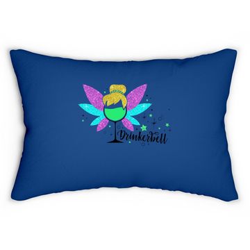 Discover Disney Drinking Tinkerbell Drinkerbell Vacation Apparel Lumbar Pillow