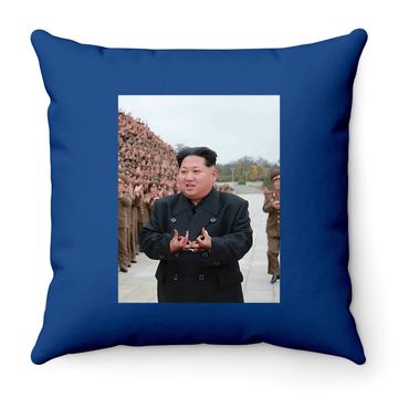 Discover Kim Jong Un Blood Throw Pillow