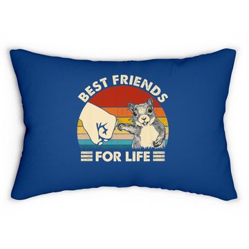 Discover Squirrel Best Friend For Life Fist Bump Lumbar Pillow