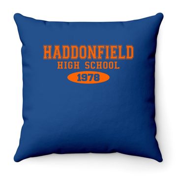 Discover Visit Haddonfield High School Throw Pillow