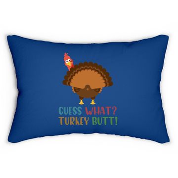 Discover Funny Guess What Turkey Butt Thanksgiving Lumbar Pillow