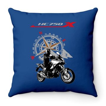 Discover Honda Nc750x Halloween Throw Pillow