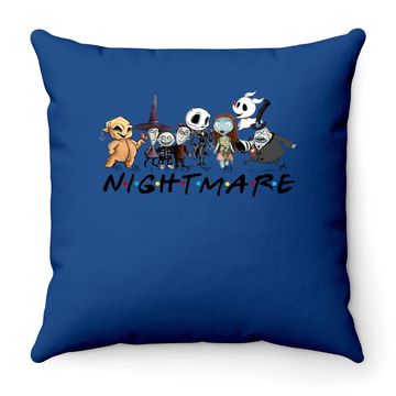 Discover Nightmare Before Hiss-tmas Throw Pillow