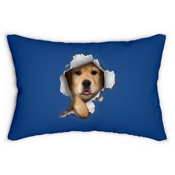 Discover Golden Retriever Lumbar Pillow