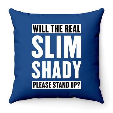 Discover Eminem Please Stand Up Throw Pillow