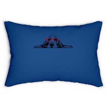 Discover Basset Hound Lumbar Pillow