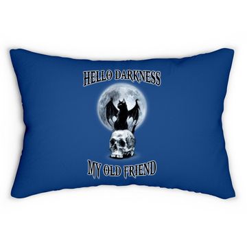 Discover Hello Darkness My Old Friend Lumbar Pillow
