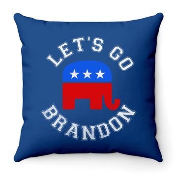 Discover Let’s Go Brandon Elephant Throw Pillow