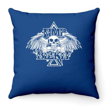 Discover Limp Bizkit Skull Throw Pillow