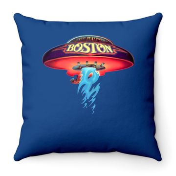 Discover Boston Rock Band Mans Soft Throw Pillow