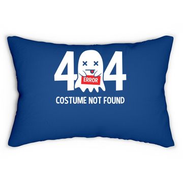 Discover Error 404 Costume Not Found Ghost Halloween Costume Lumbar Pillow