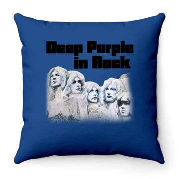 Discover Deep Purple In Rock Throw Pillow