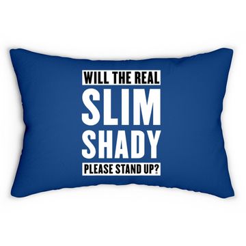 Discover Eminem Please Stand Up Lumbar Pillow