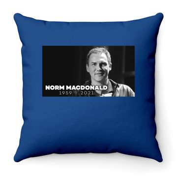 Discover Rip Norm Macdonald 1959-2021 Throw Pillow