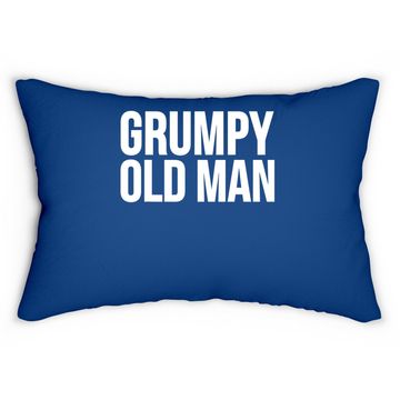 Discover Funny Gift Grumpy Old Man Lumbar Pillow