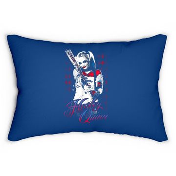 Discover Suicide Squad Harley Quinn Bat Lumbar Pillow