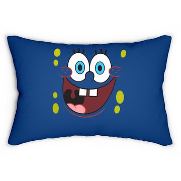 Discover Spongebob Squarepants Bright Eyed Smiling Face Lumbar Pillow Lumbar Pillow