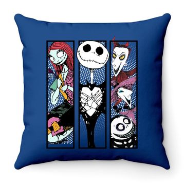 Discover Nightmare Before Christmas Throw Pillow