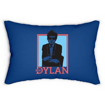 Discover Bob Dylan Outline ly Licensed Lumbar Pillow