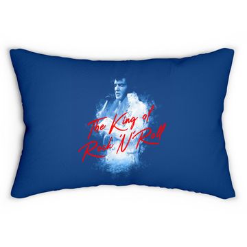 Discover King Of Rock Elvis Presley Lumbar Pillow