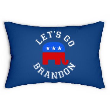 Discover Let’s Go Brandon Elephant Lumbar Pillow