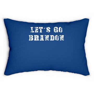 Discover Let's Go Brandon, Joe Biden Chant, Impeach Biden Lumbar Pillow
